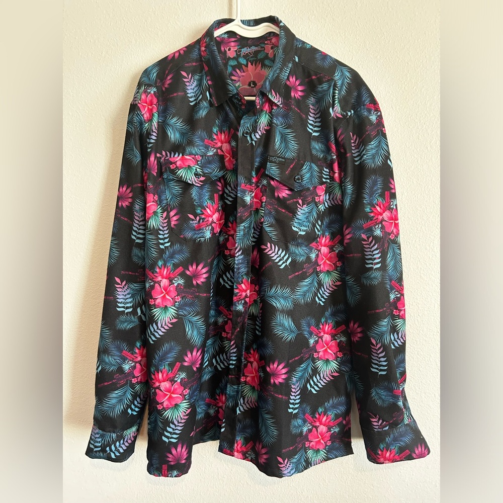 Retro Rifle Flannel Button Down